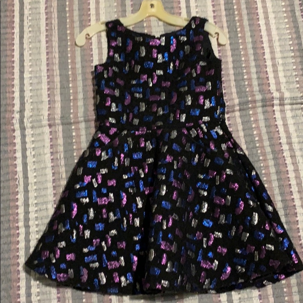 Girls confetti formal dress